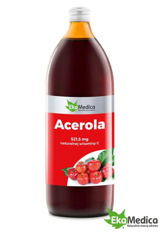Ekamedica Acerola, suplement diety, sok, 1000 ml