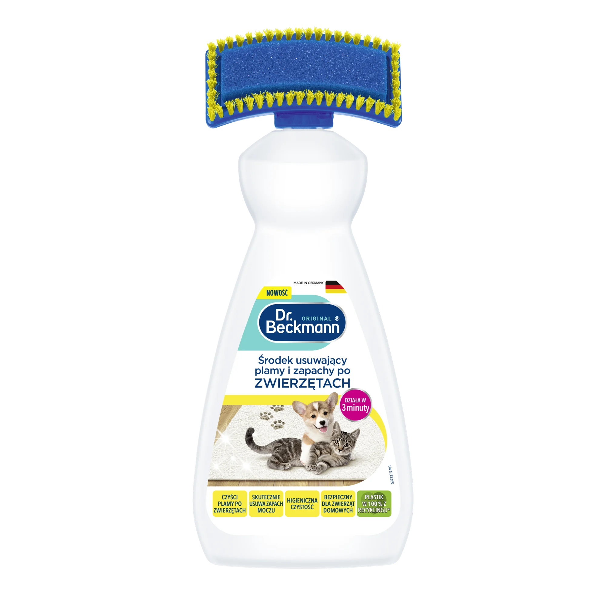 Dr. Beckmann środek usuwający plamy i zapachy zwierząt domowych, 650 ml
