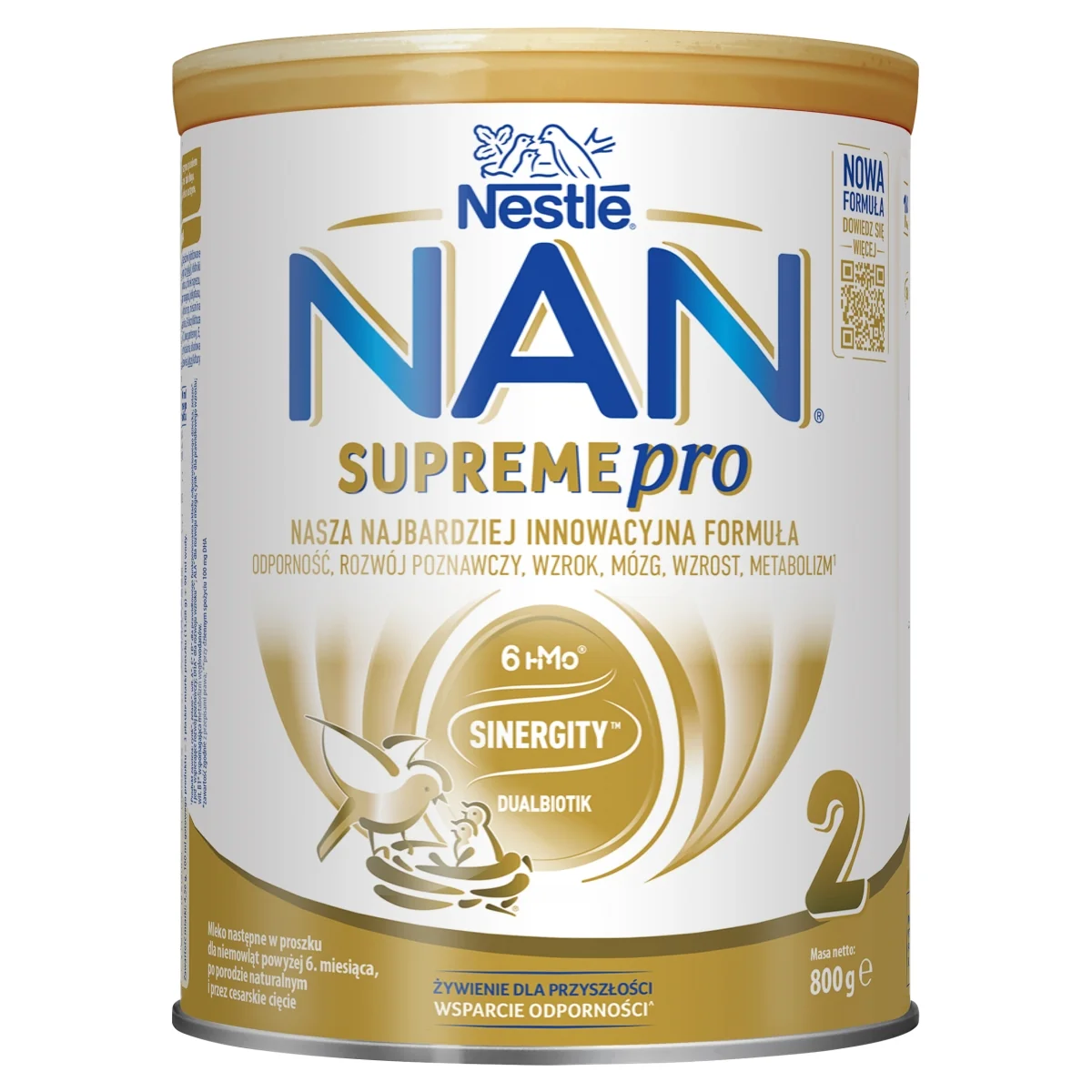 Nan Supreme 2 HM-0, mleko w proszku, 800 g