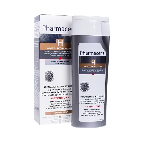 Pharmaceris H Stimutone, szampon spowalniający proces siwienia i stymulujący wzrost włosów