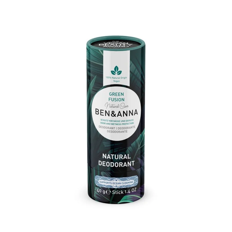 Ben & Anna naturalny dezodorant na bazie sody Green Fusion, 40 g