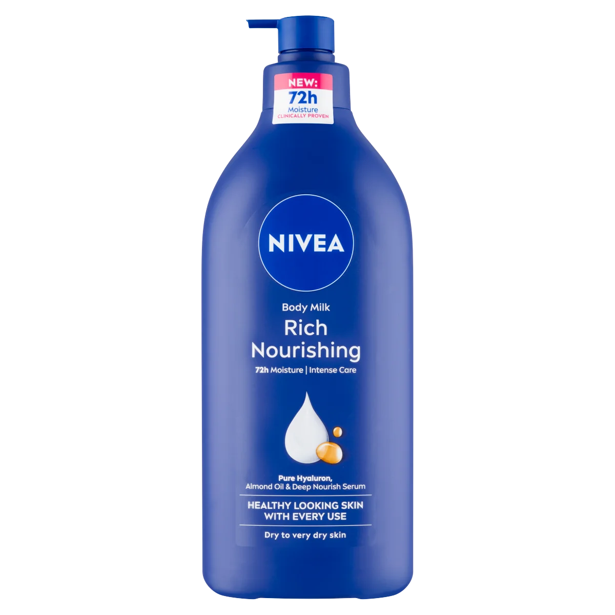 Nivea Body Milk Rich Nourishing odżywcze mleczko do ciała, 625 ml