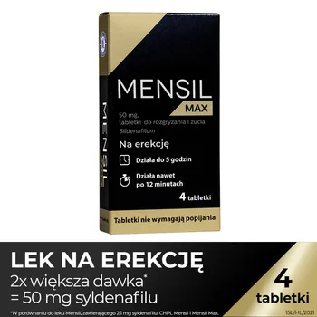 Mensil Max, 50 mg, 4 tabletki 