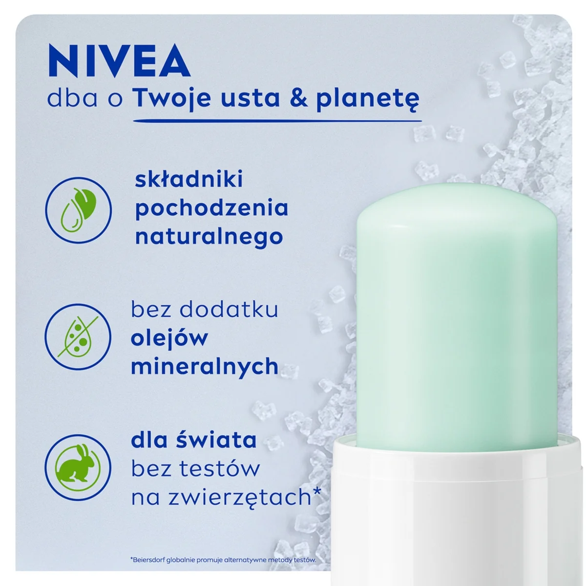 Nivea Caring Lip Scrub pielęgnujący peeling do ust Aloes, 4,8 g