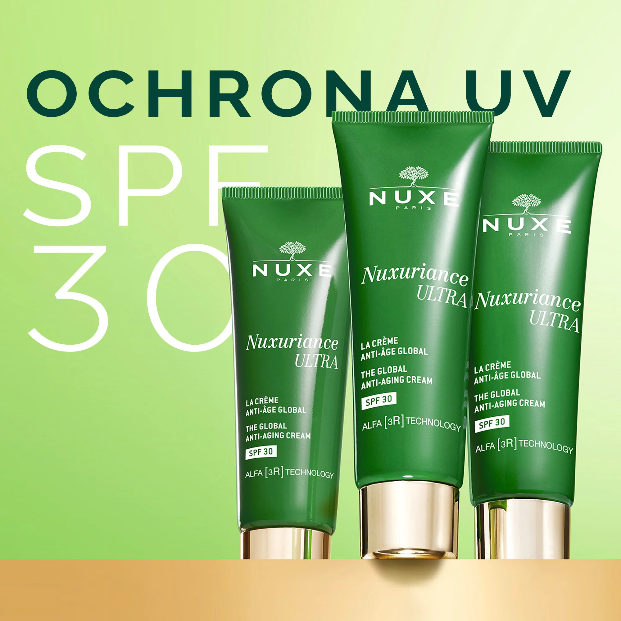 NUXE Nuxuriance Ultra krem do twarzy przeciwstarzeniowy na dzień SPF 30, 50 ml