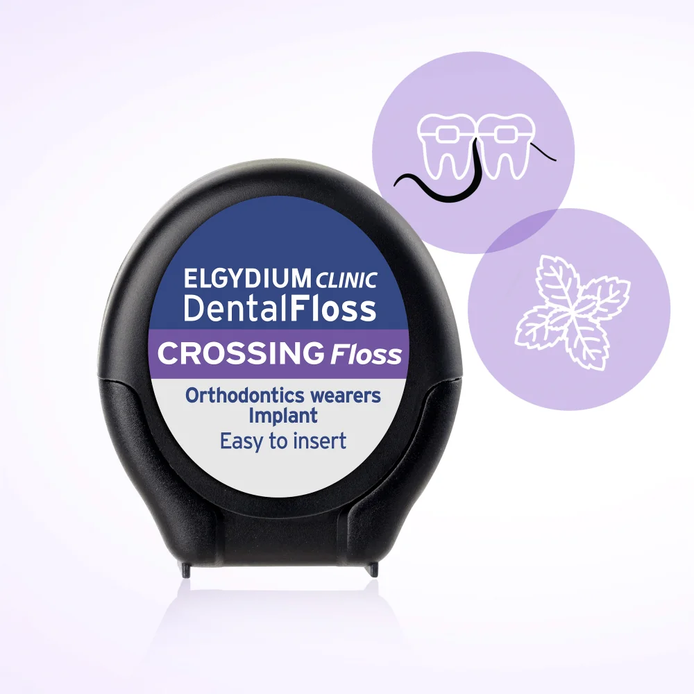 Elgydium Clinic Crossing Floss nić ortodontyczna, 1 sztuka