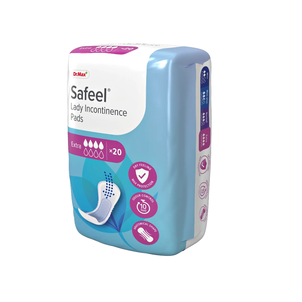 Dr.Max Safeel Lady Incontinence Pads Extra wkładki do inkontynencji extra, 20 szt.