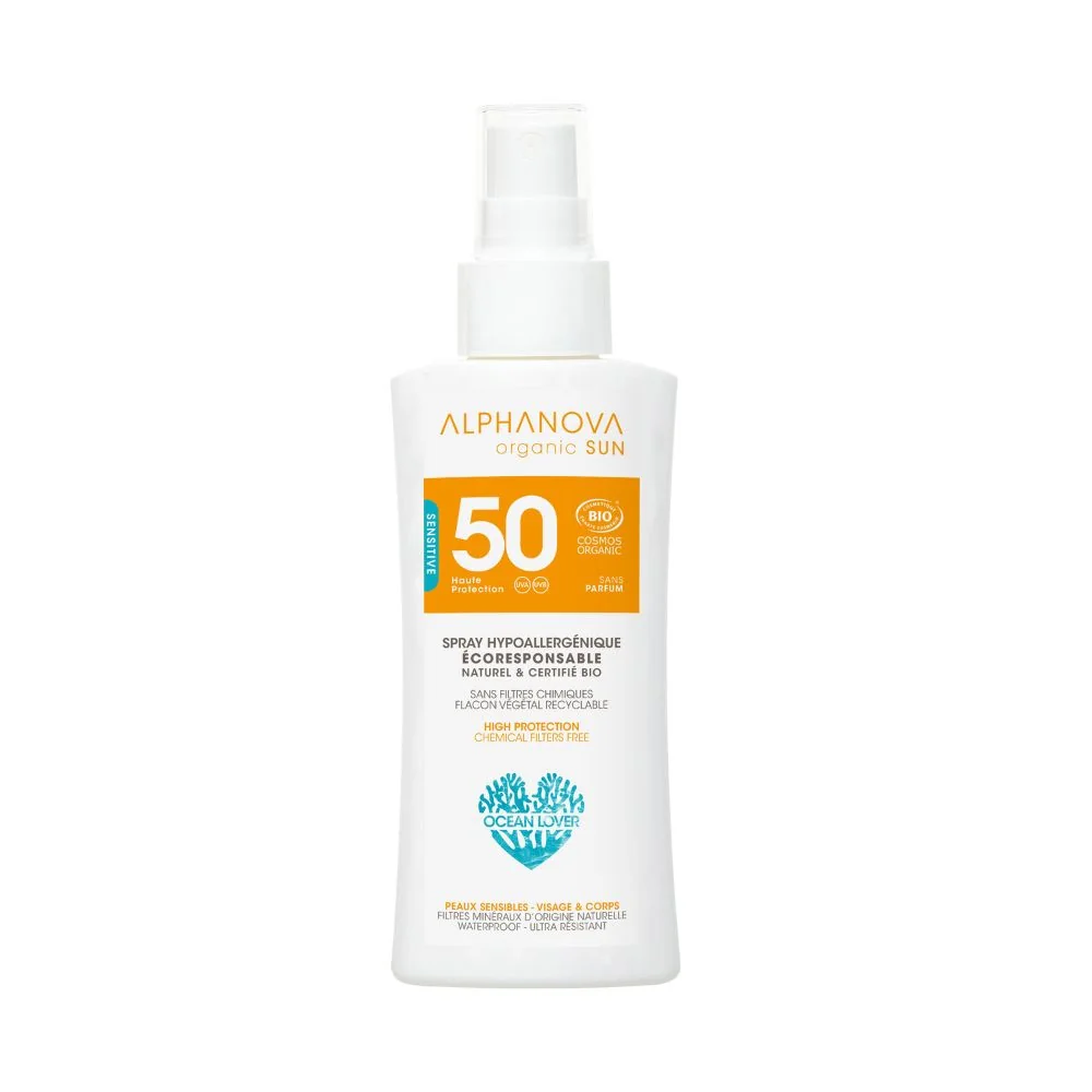 ALPHANOVA SUN Bio spray przeciwsłoneczny z filtrem mineralnym SPF 50, 90 g