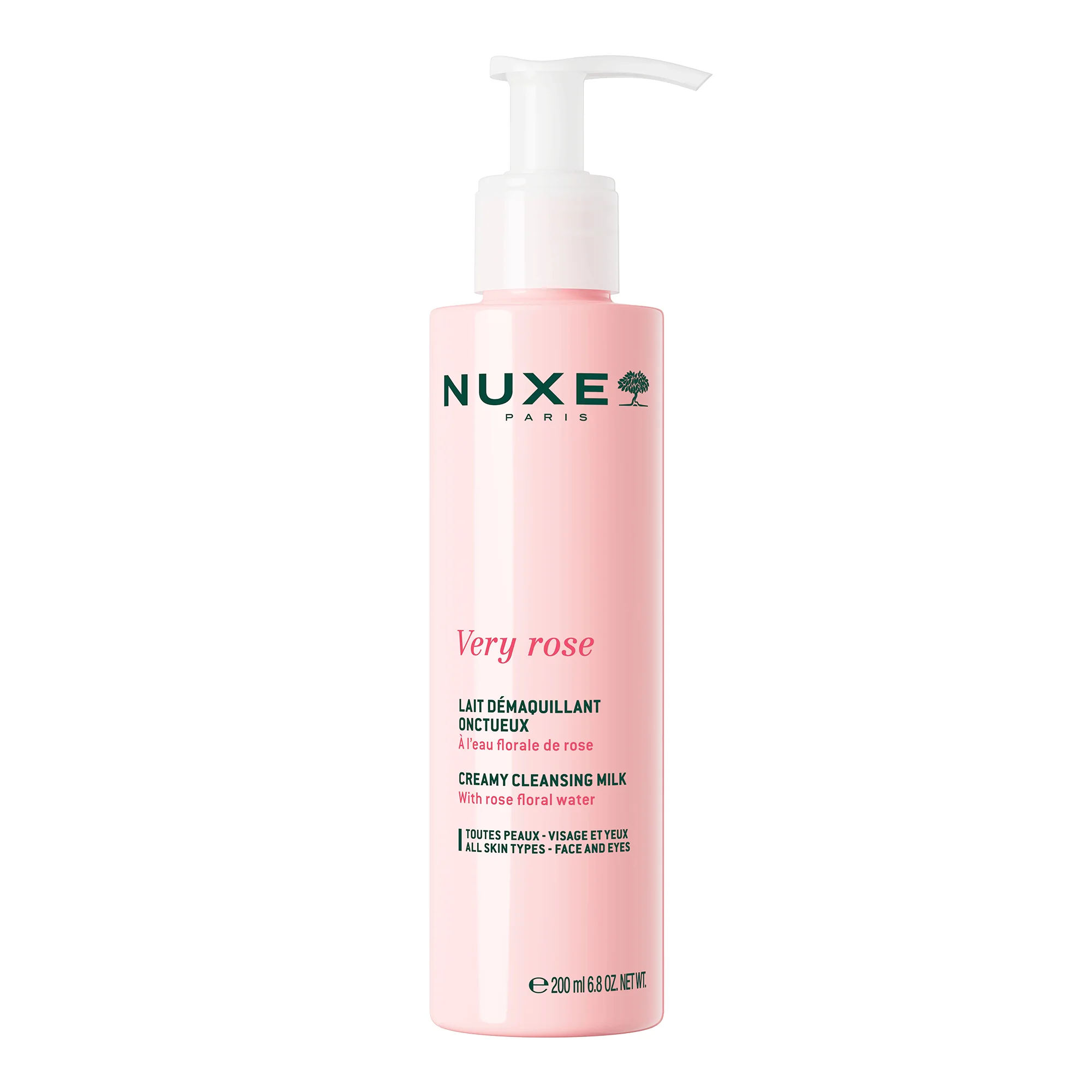 Nuxe Very Rose kremowe mleczko do demakijażu, 200 ml