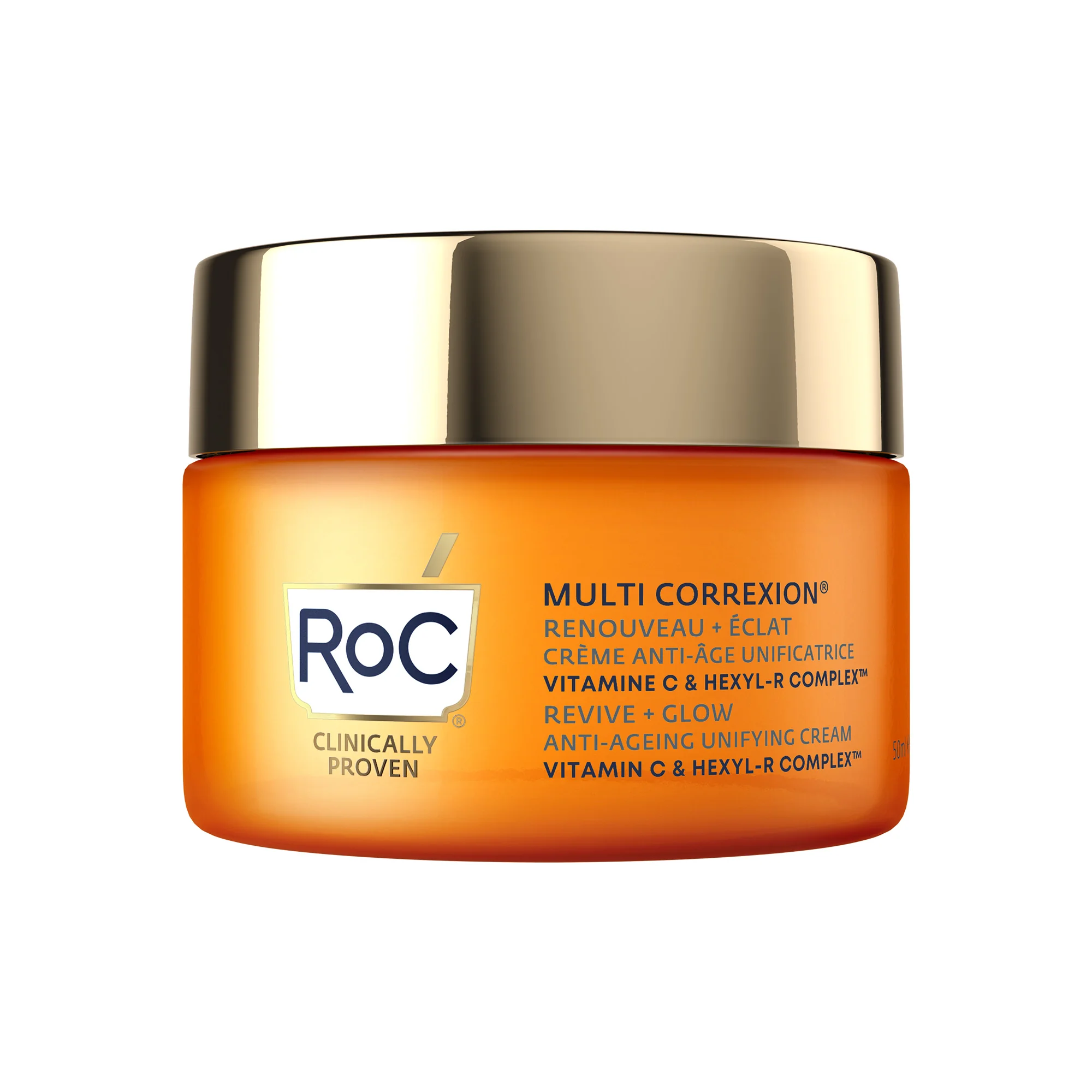 RoC Multi Correxion® Revive & Glow przeciwstarzeniowy krem wyrównujący Rich, 50 ml