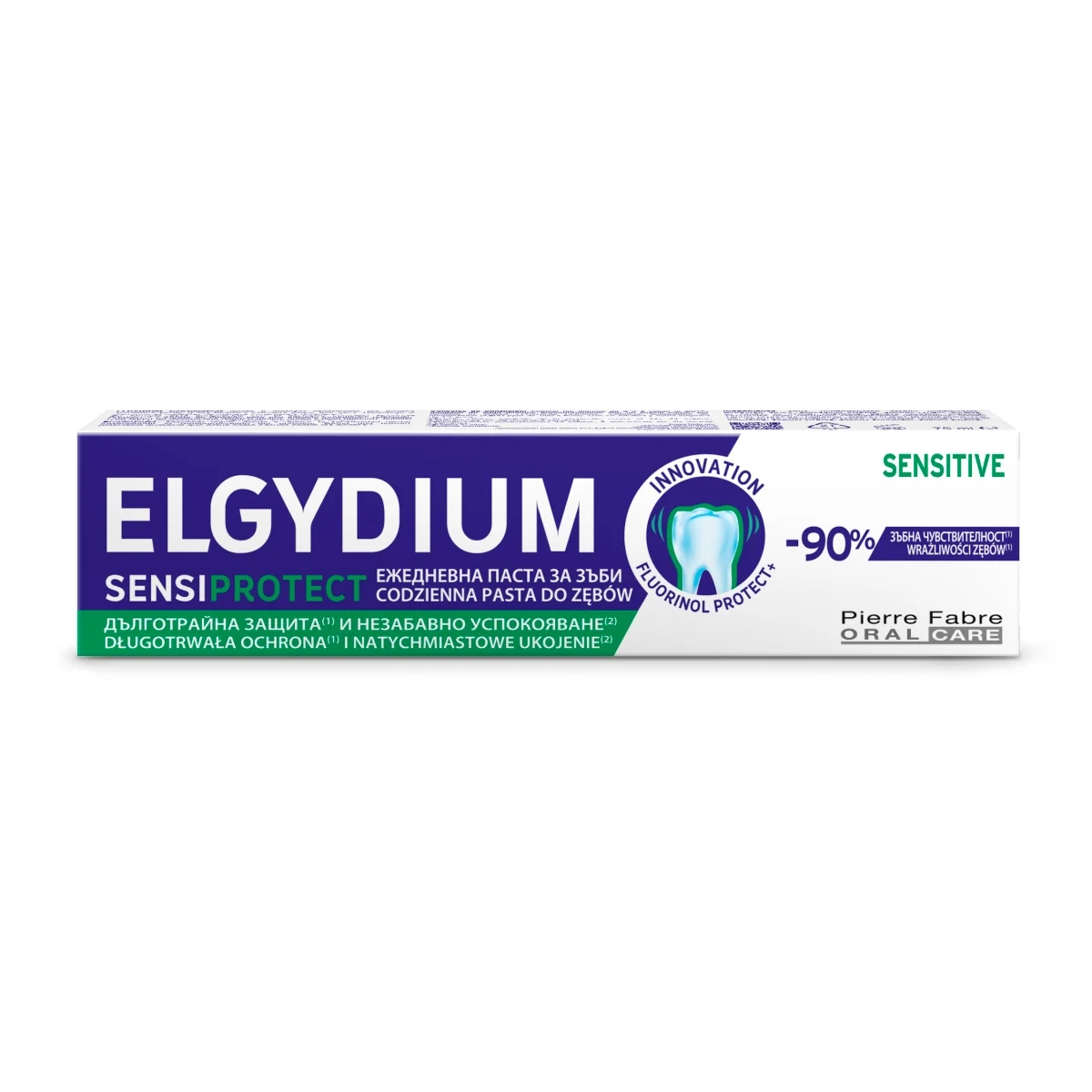 Elgydium SensiProtect pasta do zębów wrażliwych, 75 ml