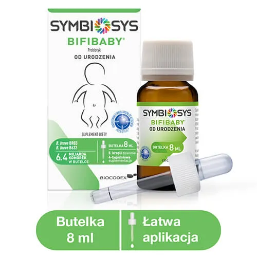 Symbiosys Bifibaby, suplement diety, 8 ml