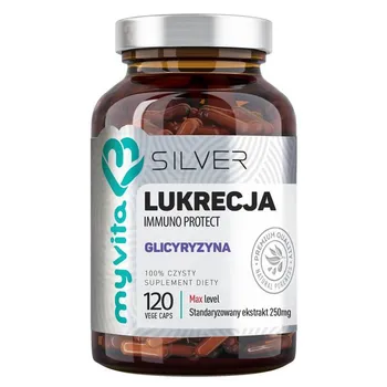 MyVita Silver Lukrecja, suplement diety, 120 kapsułek 