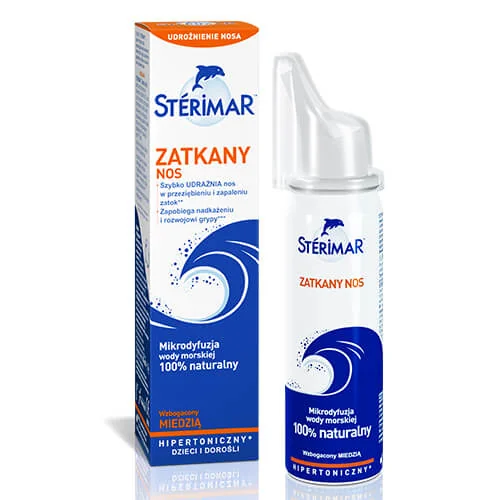 Sterimar Zatkany Nos hipertoniczny roztwór wody morskiej z miedzią, 50 ml