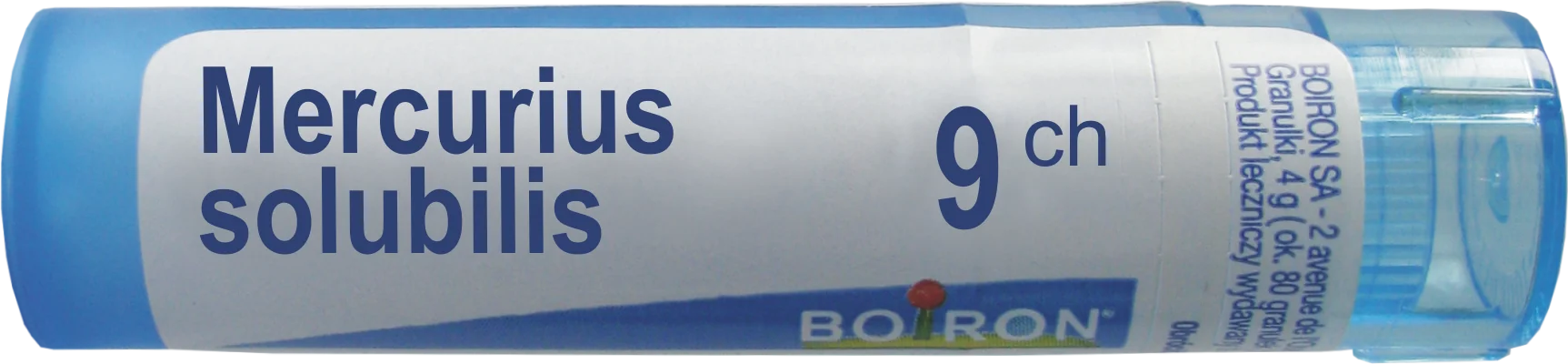 Boiron Mercurius Solubilis 9 CH granulki, 4 g