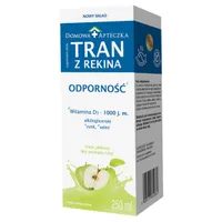 Tran z Rekina smak jabłkowy, suplement diety, 250 ml