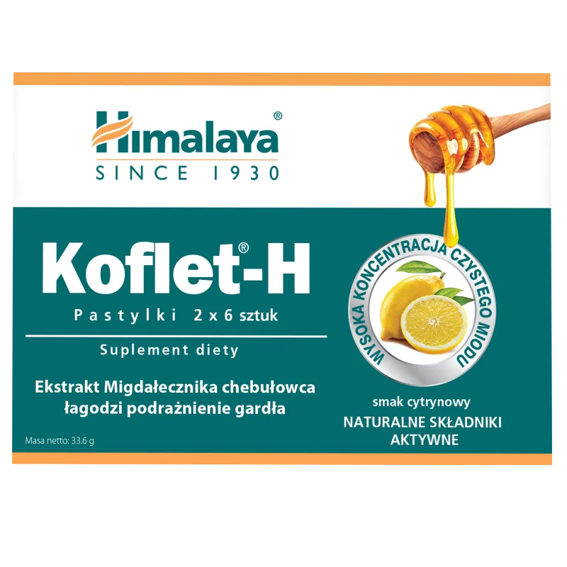 Himalaya Koflet-H 12 pastylek do ssania