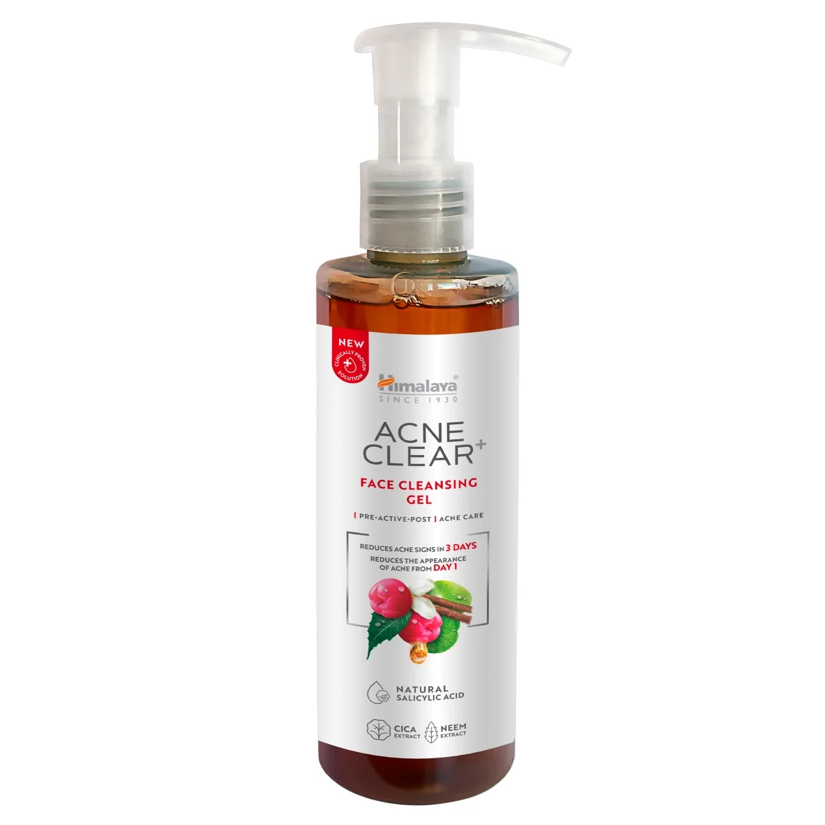 Himalaya Acne Clear+ przeciwtrądzikowy żel do mycia twarzy, 200 ml