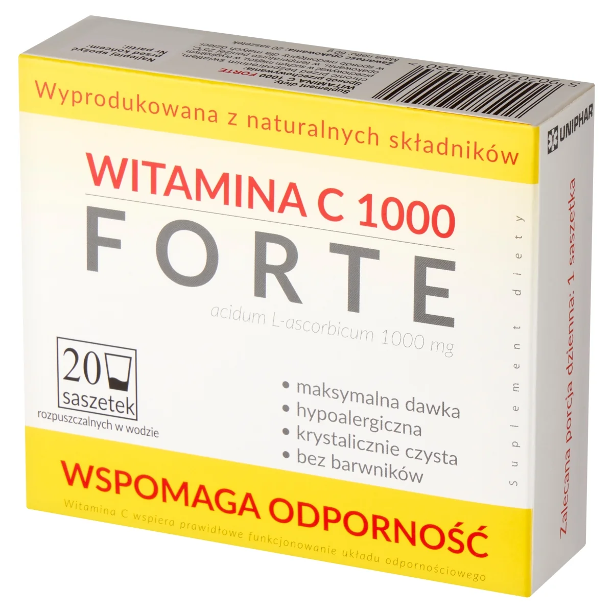 Uniphar Witamina C 1000 Forte 20 saszetek