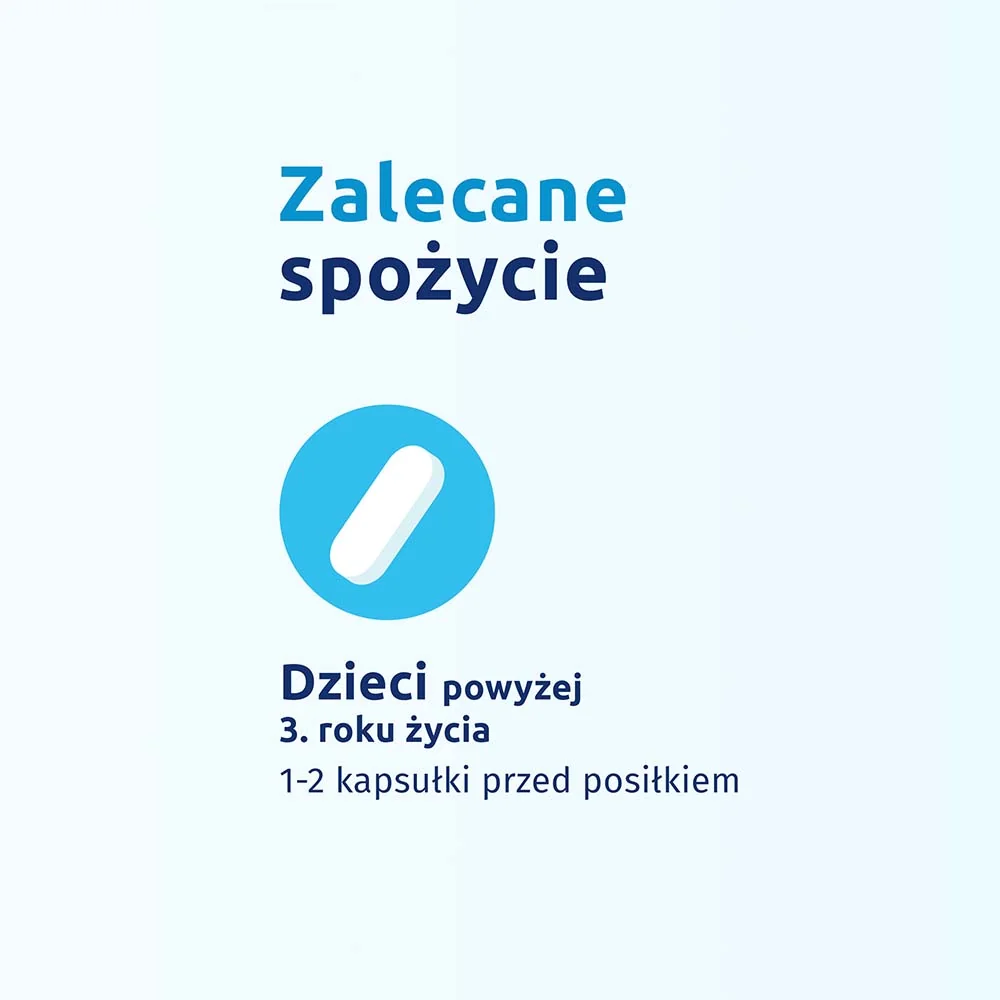 Iskial Junior 30 kapsułek do żucia o smaku cytrynowym
