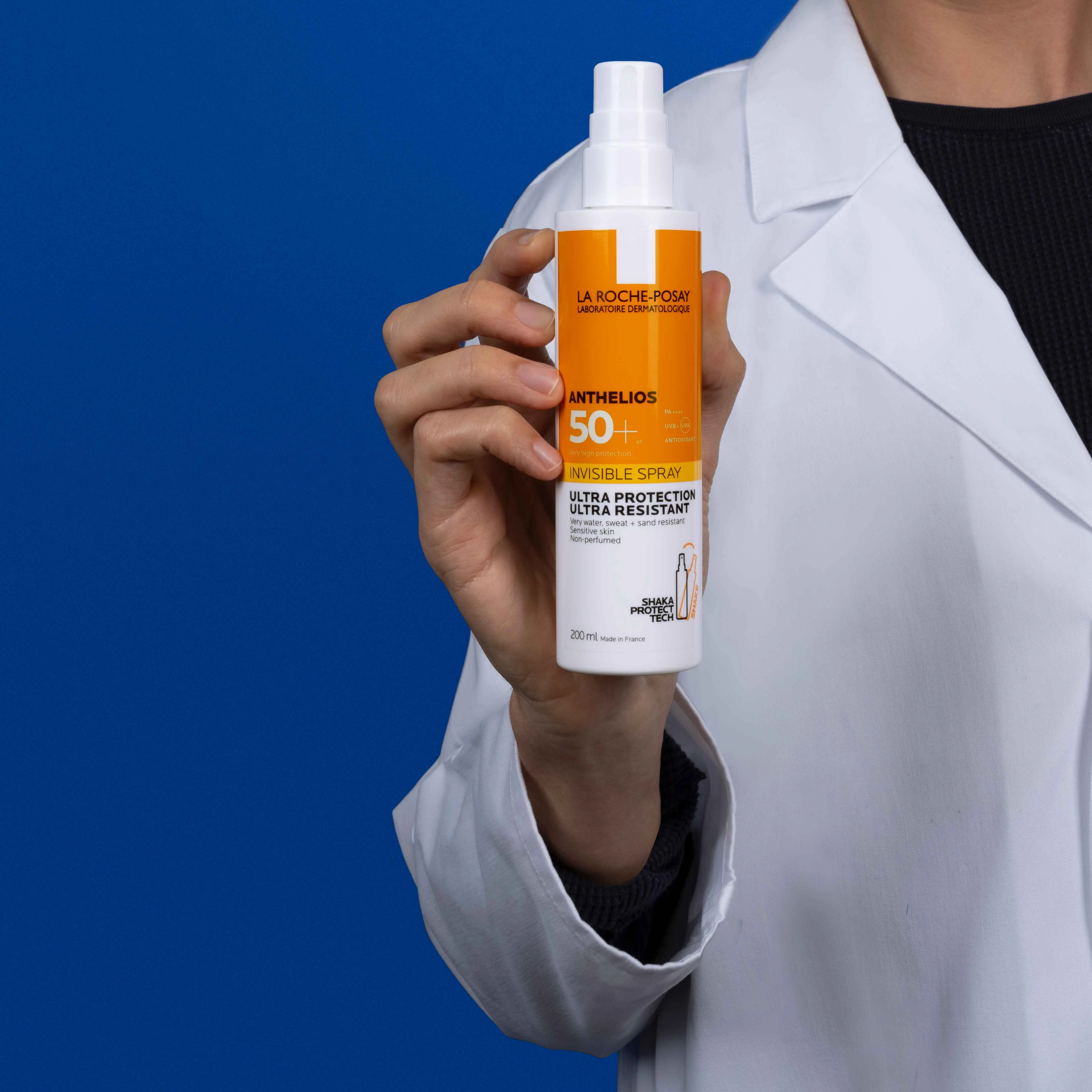 La Roche-Posay Anthelios, Niewidoczny Spray do ciała SPF 50+, 200 ml