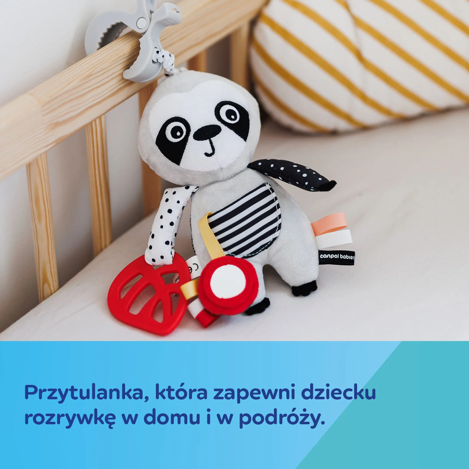 Canpol Babies BabiesBoo interaktywna sensoryczna zabawka LENIWIEC 1 sztuka