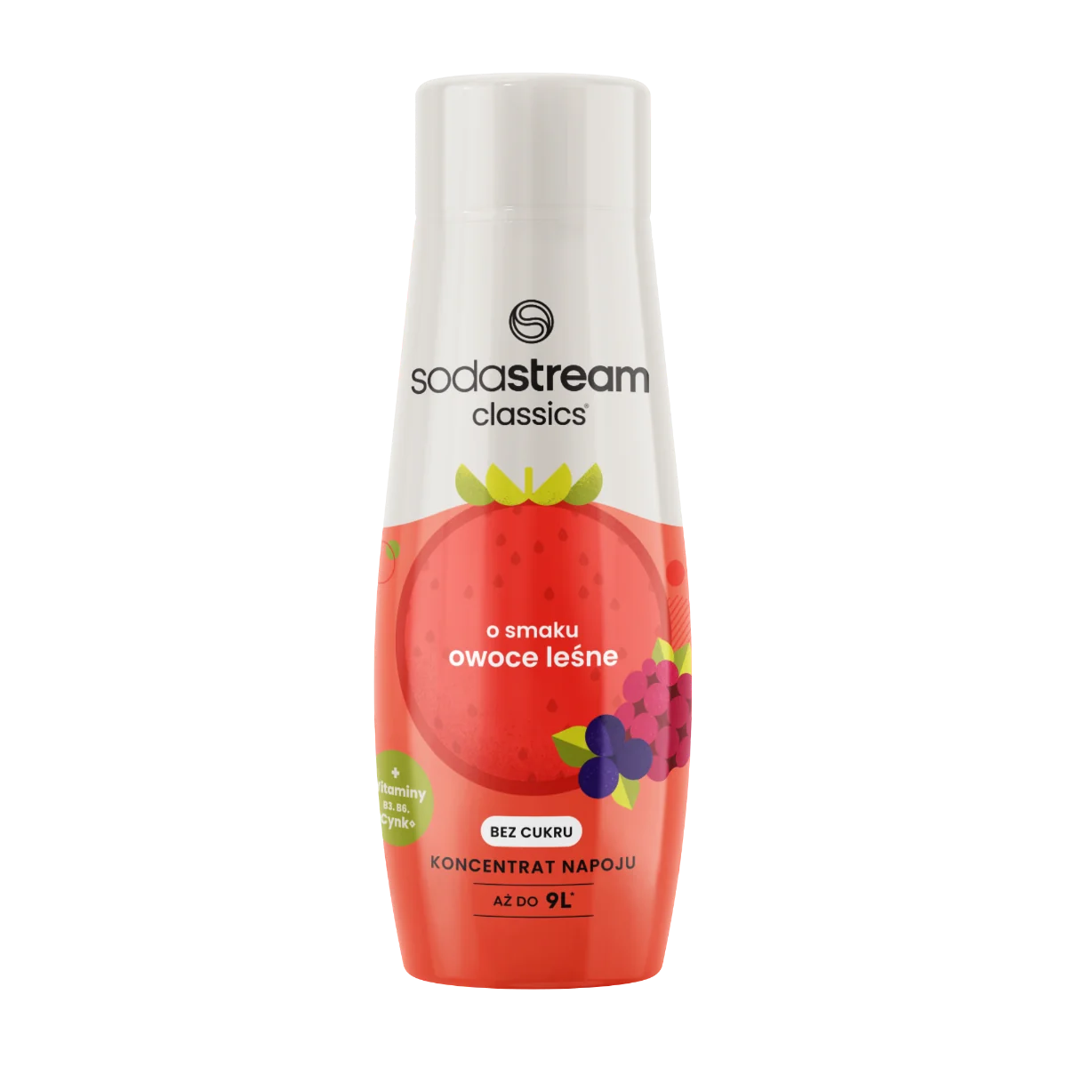 SodaStream syrop o smaku owoców leśnych bez cukru, 440 ml
