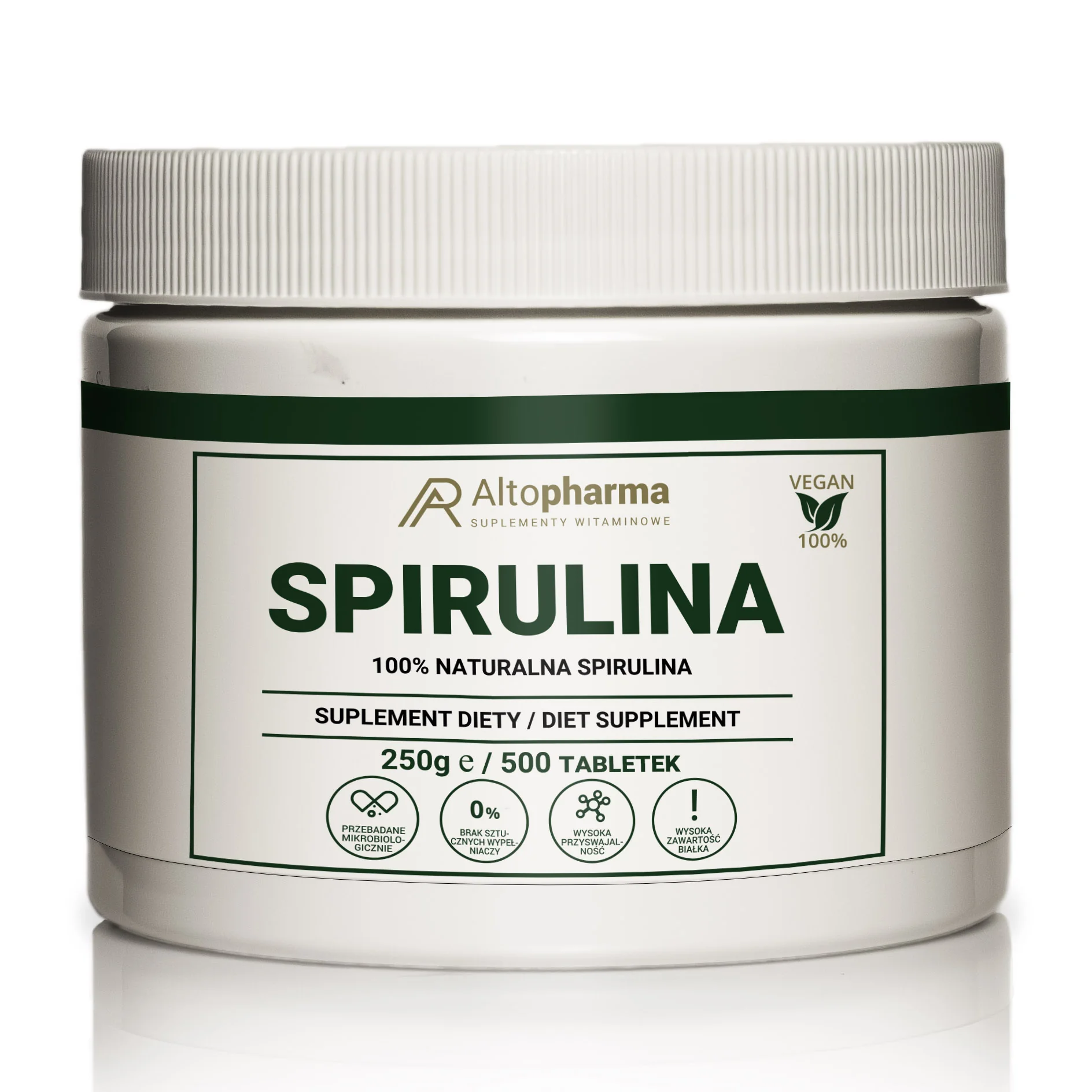 Altopharma Spirulina 500 tabletek