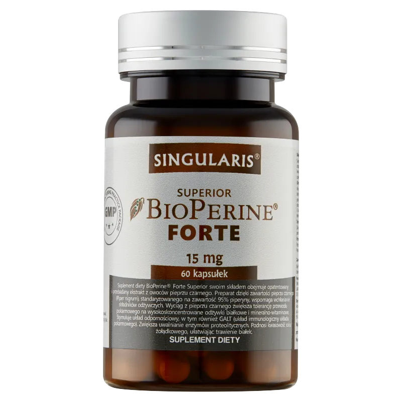 Singularis Superior Bioperine Forte, suplement diety, 60 kapsułek