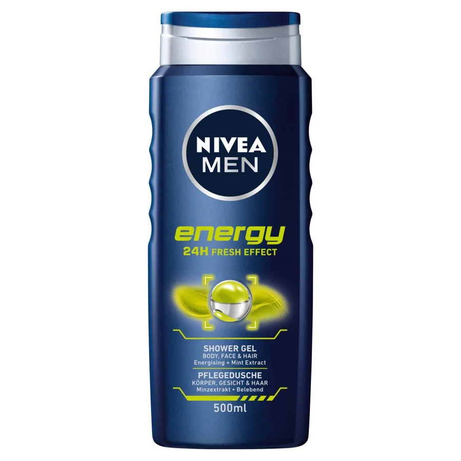 Nivea Men Energy żel pod prysznic dla mężczyzn 3 w 1, 500 ml