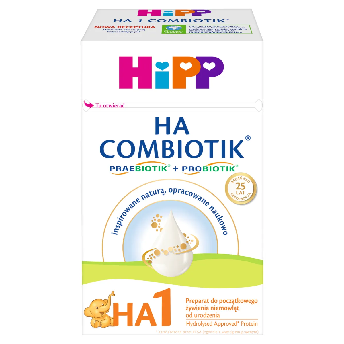 HiPP 1 HA COMBIOTIK preparat do początkowego żywienia niemowląt, 600 g