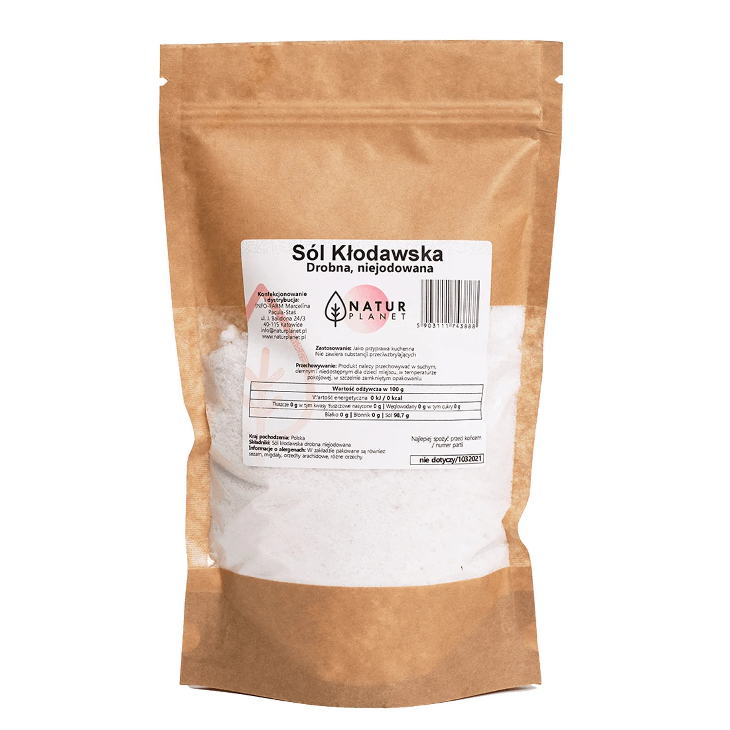 Natur Planet sól kłodawska, 500 g