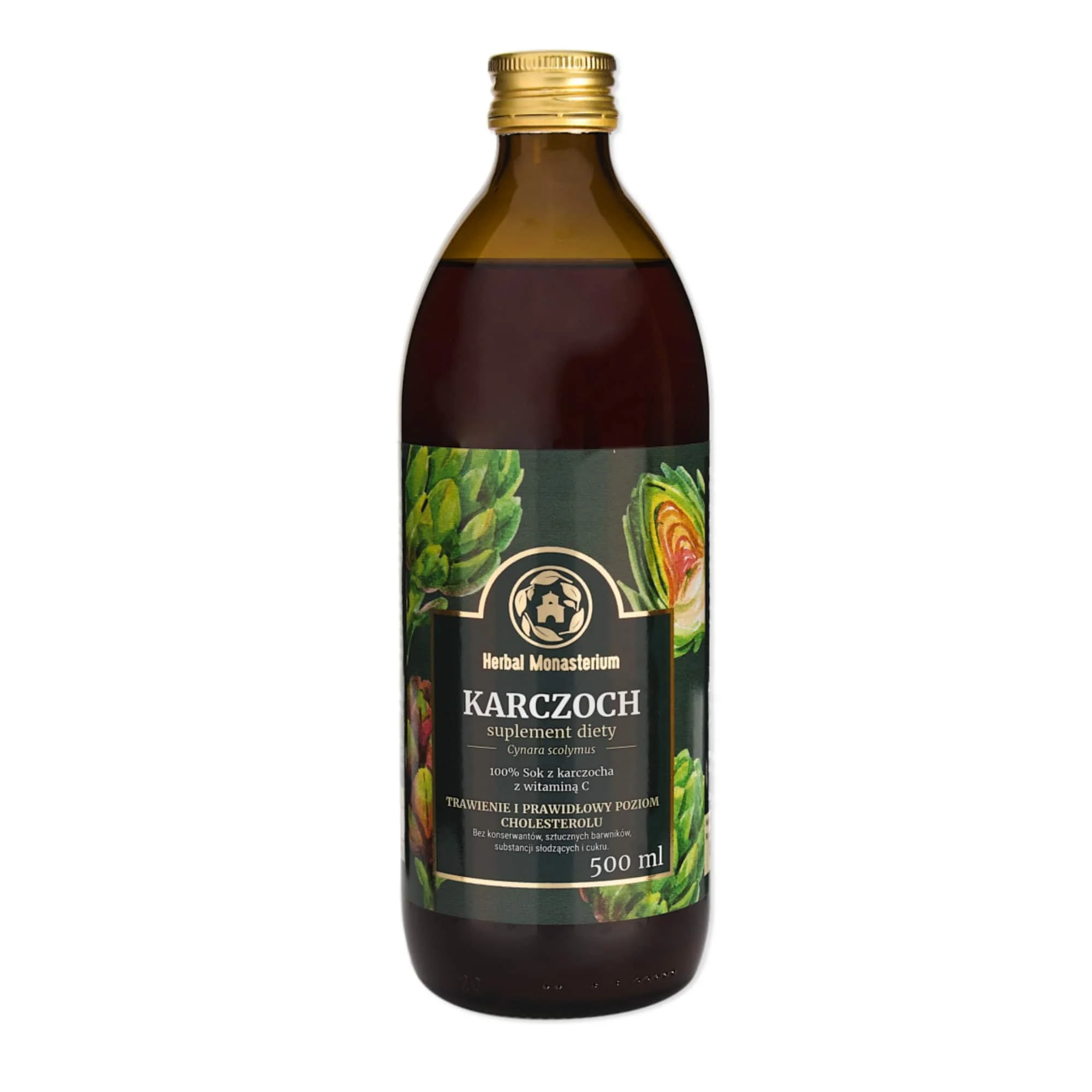 Herbal Monasterium sok z karczocha, 500 ml