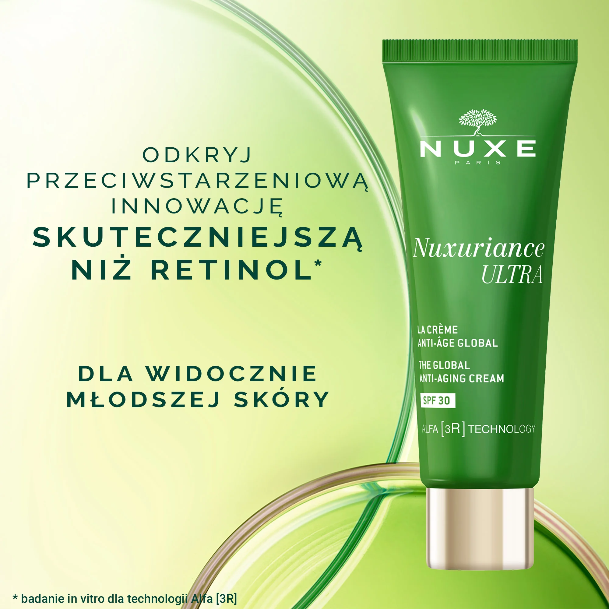NUXE Nuxuriance Ultra krem do twarzy przeciwstarzeniowy na dzień SPF 30, 50 ml