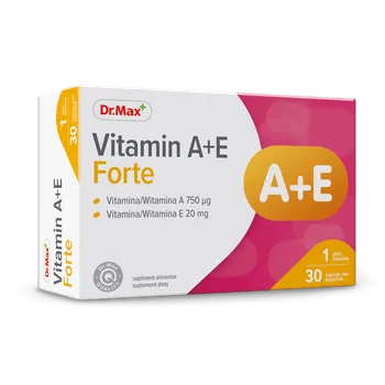 Vitamin A+E Forte Dr.Max, suplement diety, 30 kapsułek 