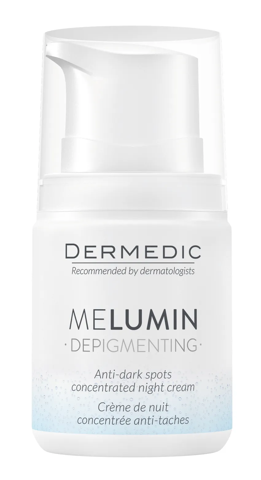 Dermedic Melumin Depigmenting, krem-koncentrat przeciw przebarwieniom na noc, 55 g