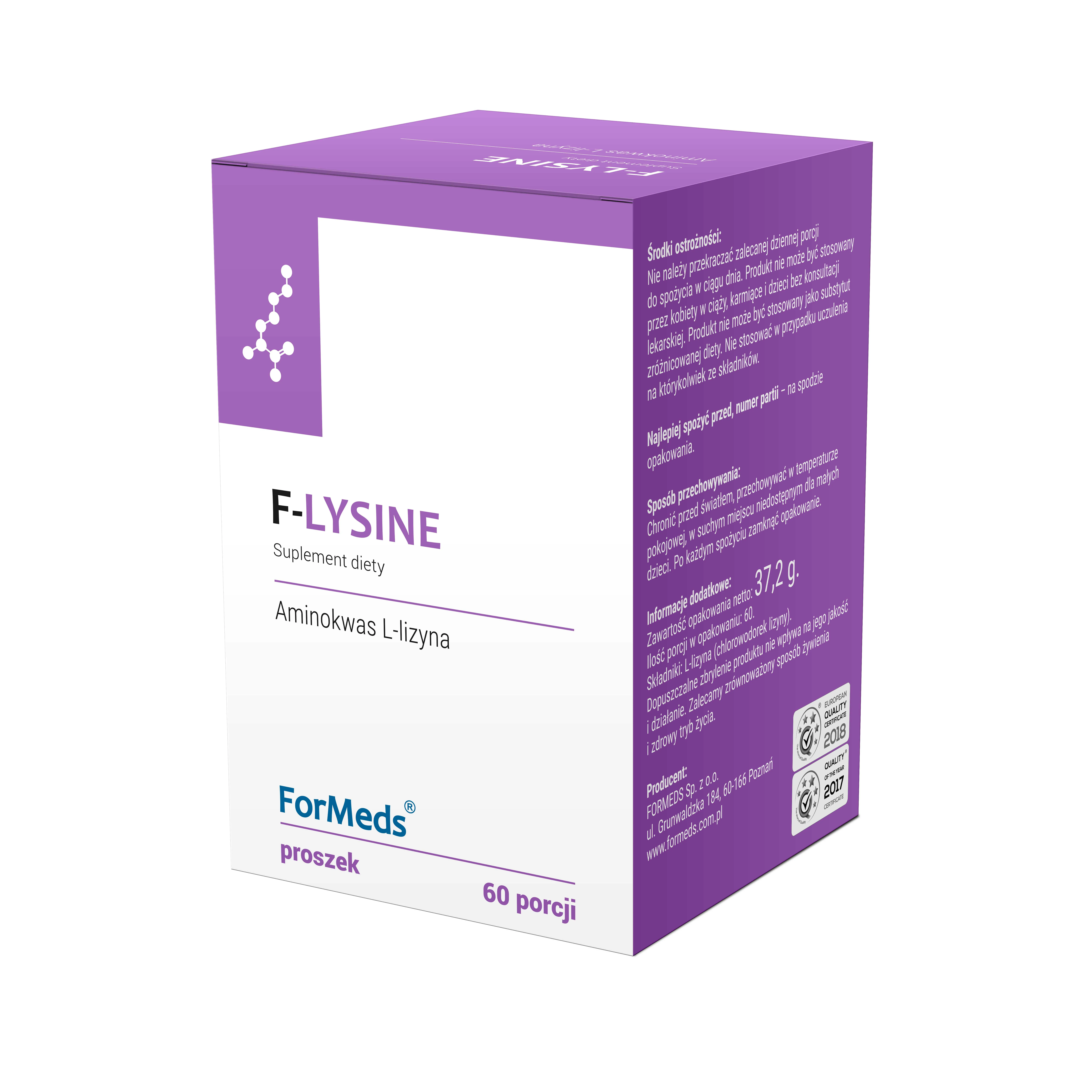 ForMeds F-Lysine, suplement diety, proszek, 60 porcji