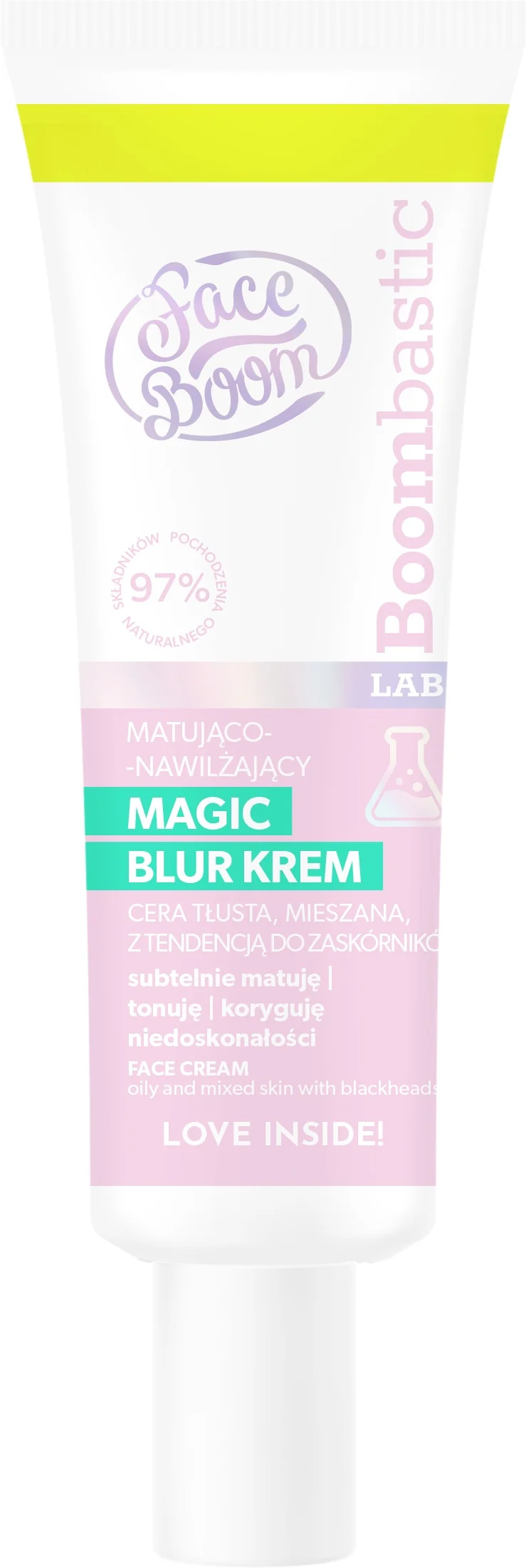FaceBoom Boombastic Lab matująco-nawilżający magic blur krem, 50 ml