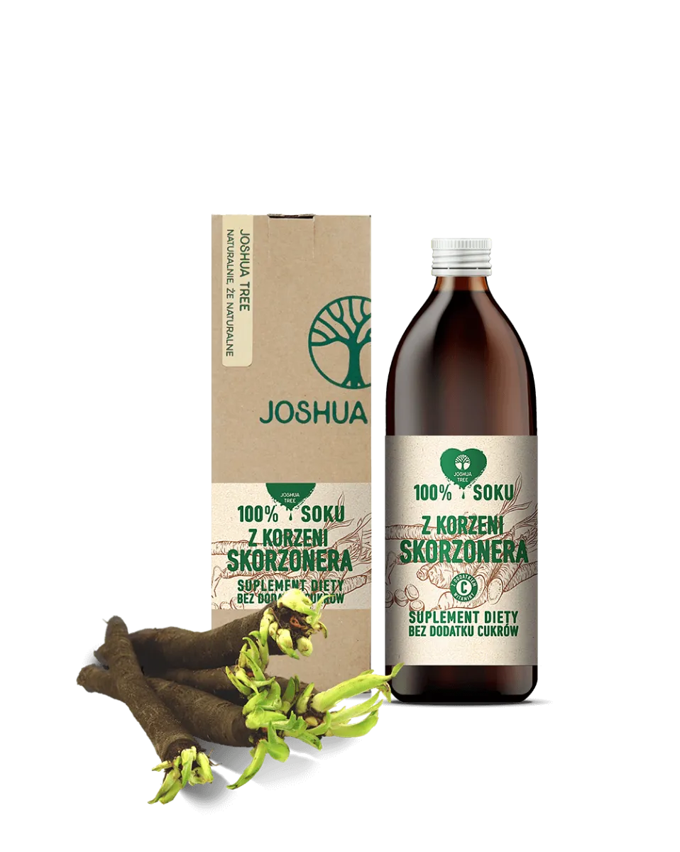 Joshua Tree sok z korzenia skorzonera z dodatkiem witaminy C, suplement diety, 500 m