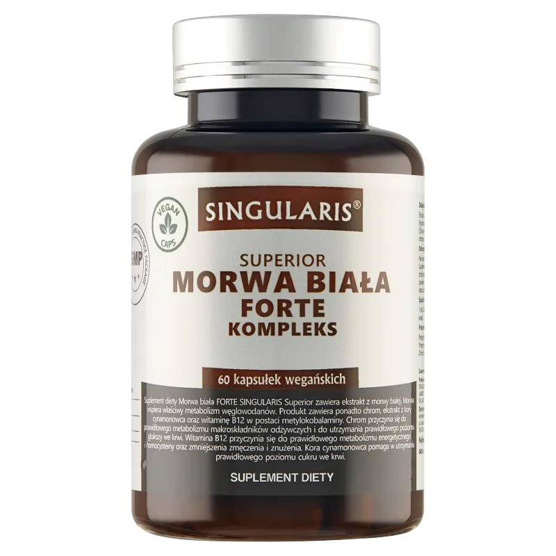 Singularis Superior, Morwa Biała Forte Kompleks, suplement diety, 60 kapsułek