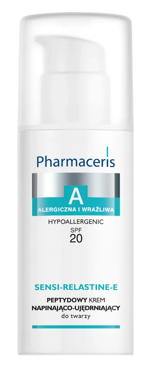 Pharmaceris A Sensi-relastine-e, peptydowy krem napinająco-ujędrniający, SPF 20 / 50 ml 