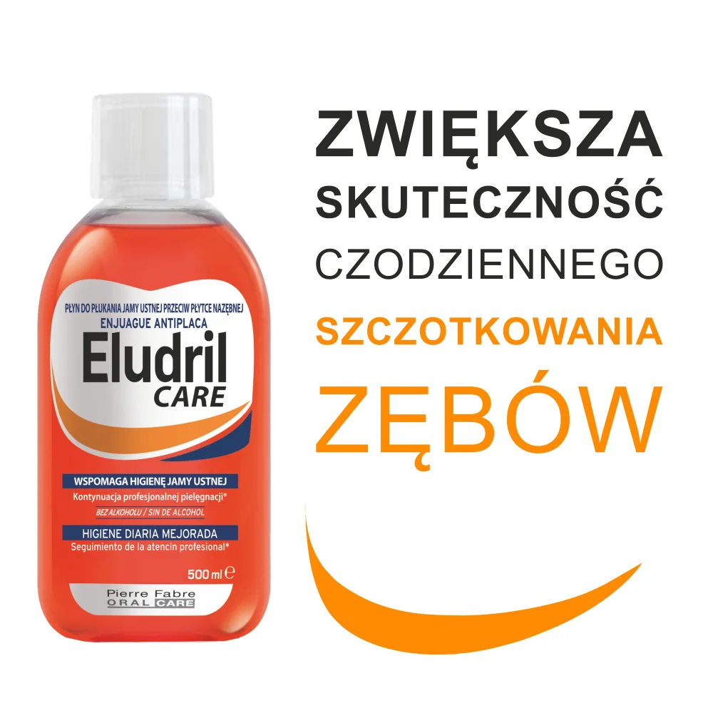 Eludril Care płyn do płukania jamy ustnej, 500 ml
