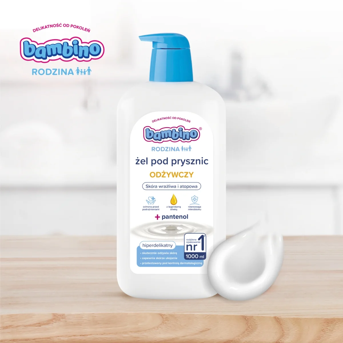 Bambino Rodzina odżywczy żel pod prysznic, 1000 ml