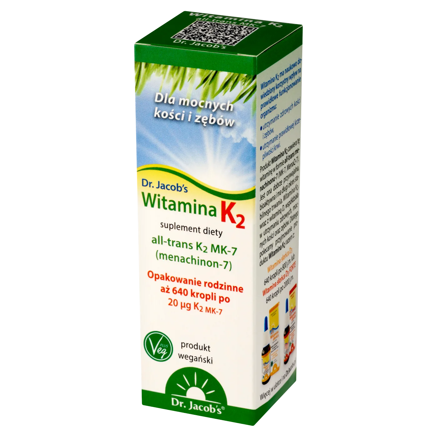 Dr. Jacob's K2 MK-7 krople, 20 ml