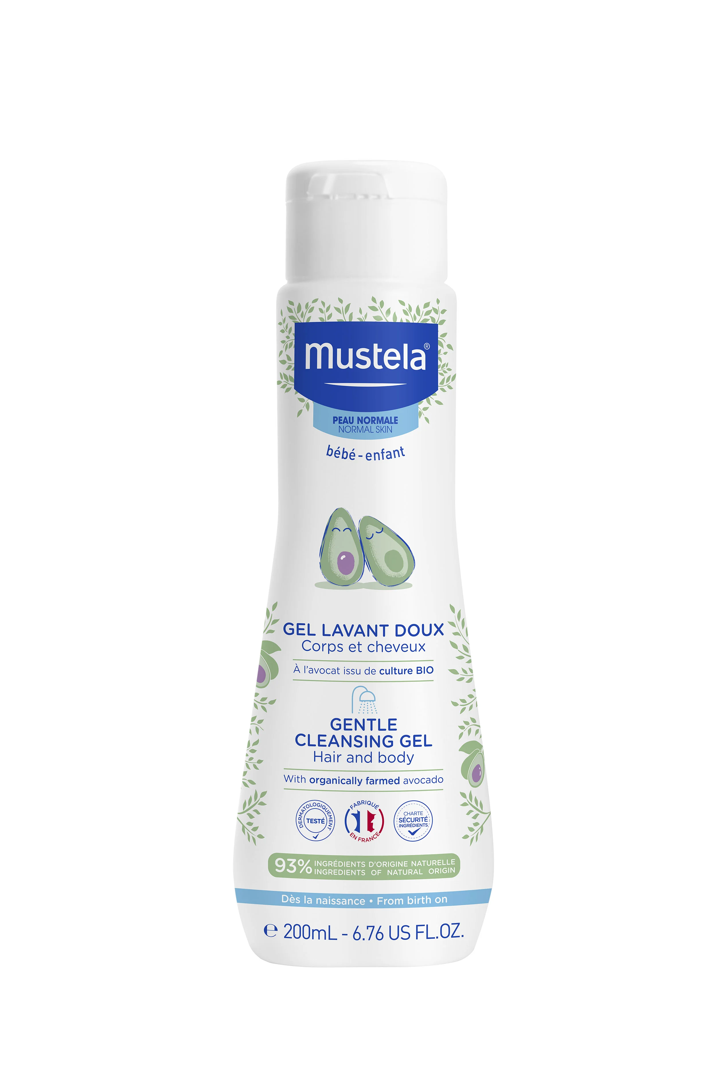 Mustela Bebe-Enfant delikatny żel do mycia, 200 ml