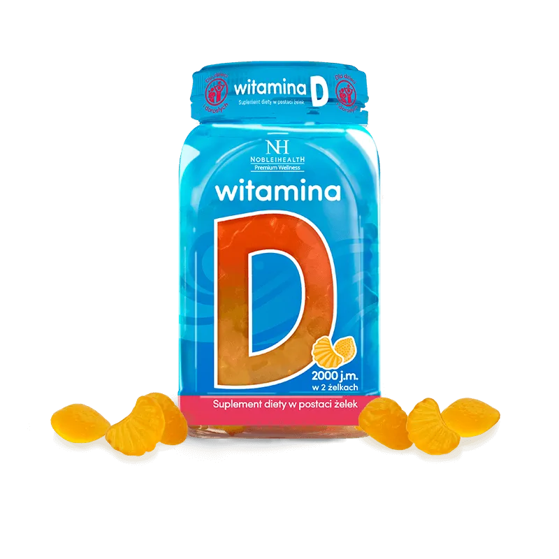 Witamina D, suplement diety, 60 żelków
