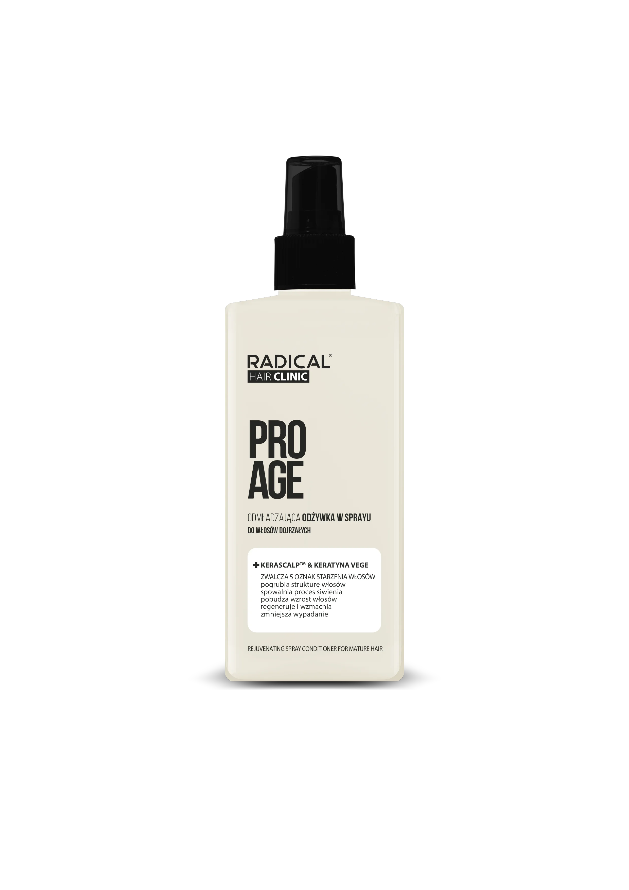 Radical Pro Age odmładzająca odżywka w sprayu do włosów dojrzałych, 200 ml