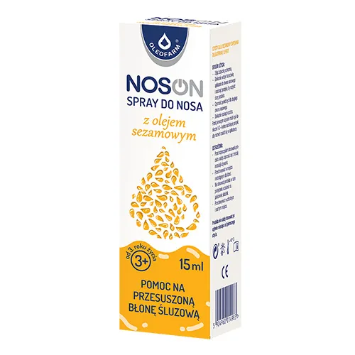 Noson, spray do nosa z olejem sezamowym, 15 ml