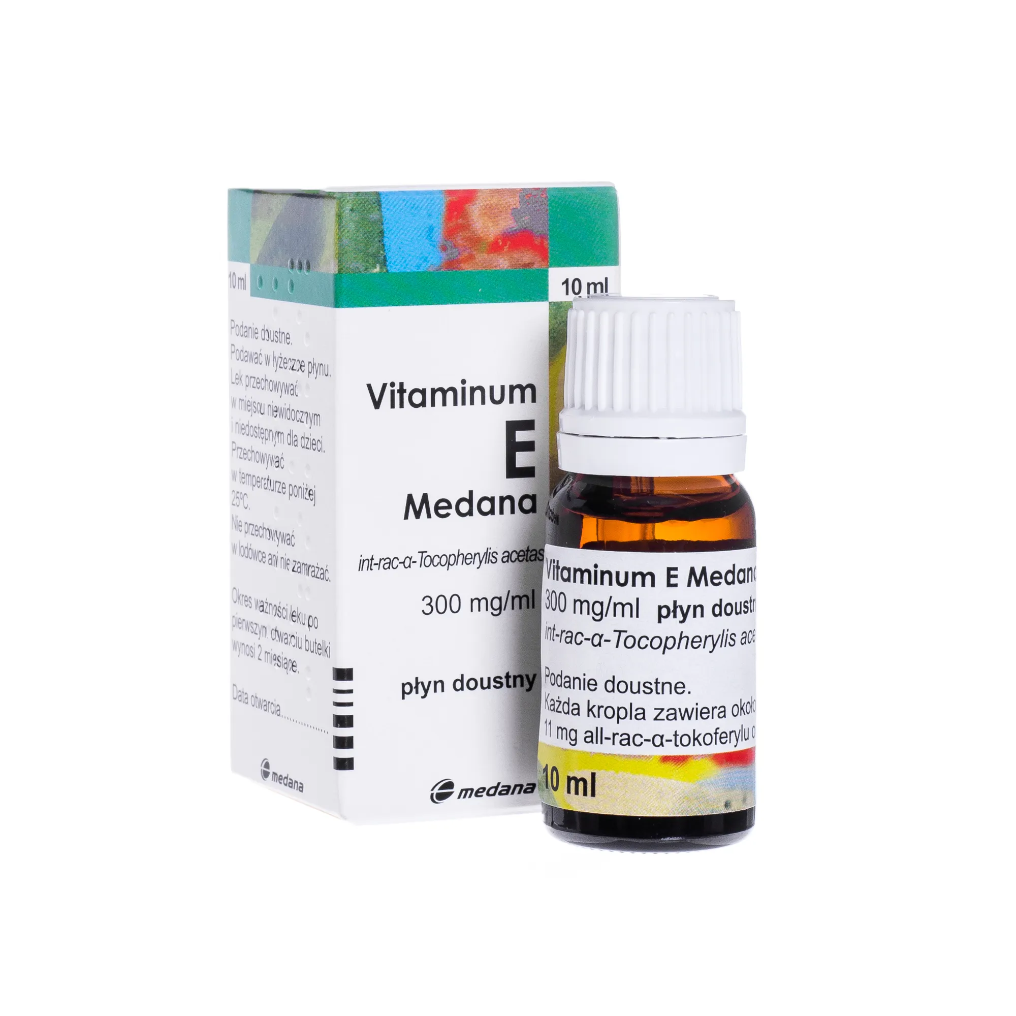 Vitaminum E Medana, 0,3g/ml,  płyn doustny, 10 ml
