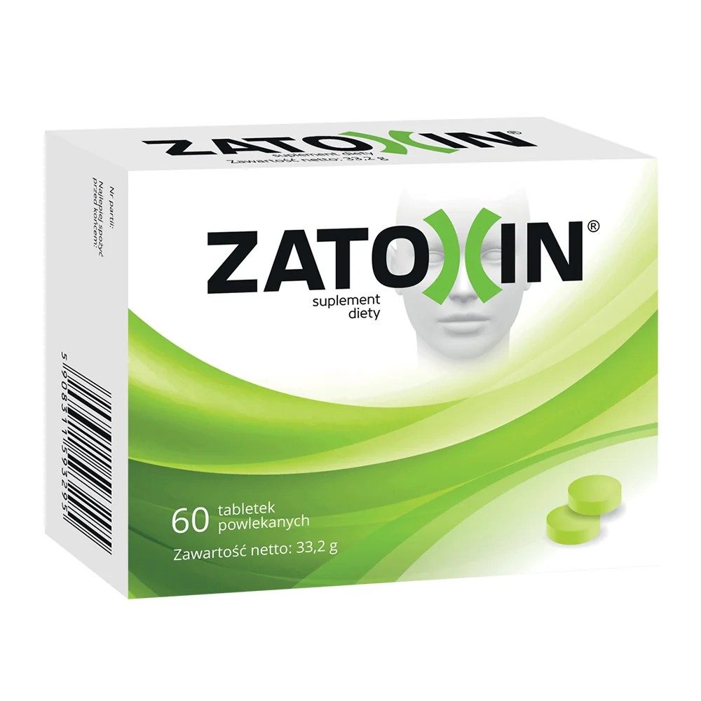 Zatoxin suplement diety zawierający kompozycję ekstraktów roślinnych, 60 tabletek
